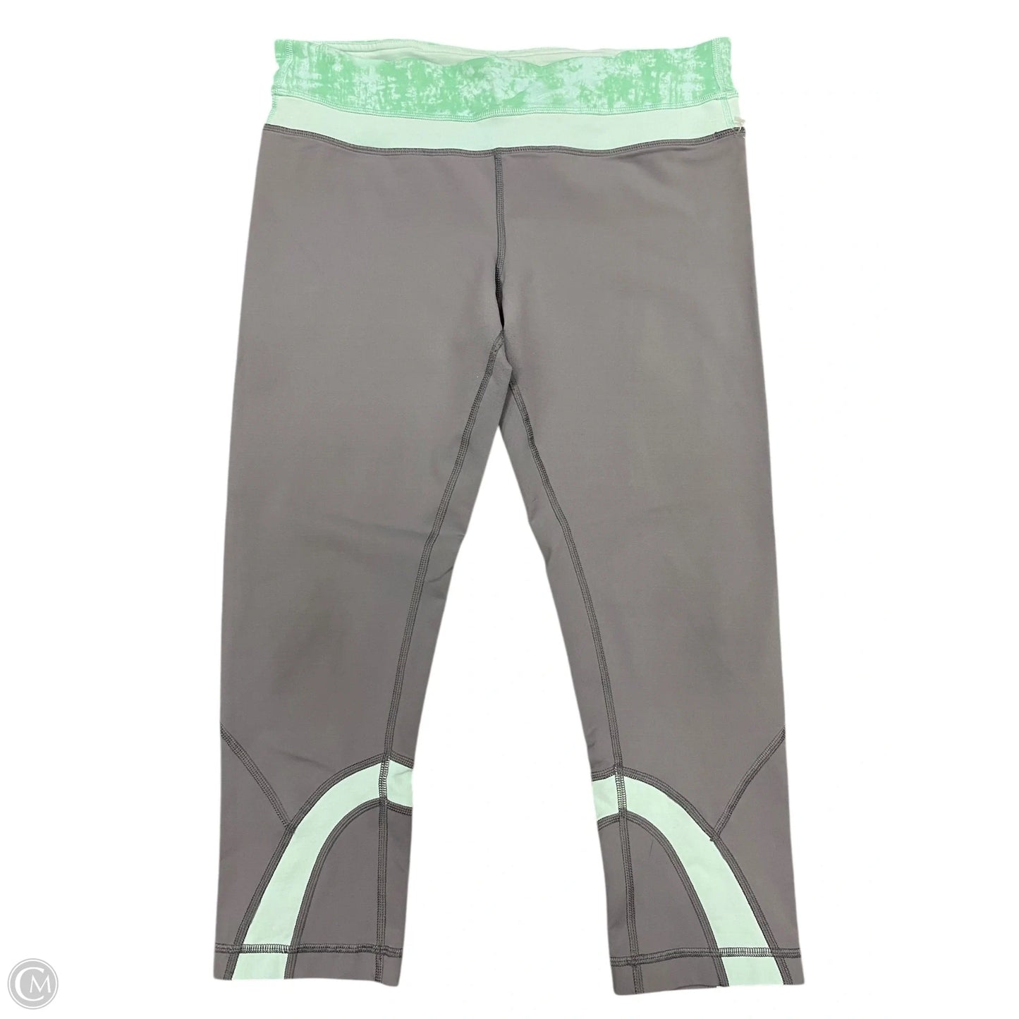 Athletic Capris By Lululemon In Grey, Size: 10