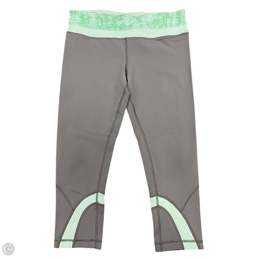 Athletic Capris By Lululemon In Grey, Size: 10