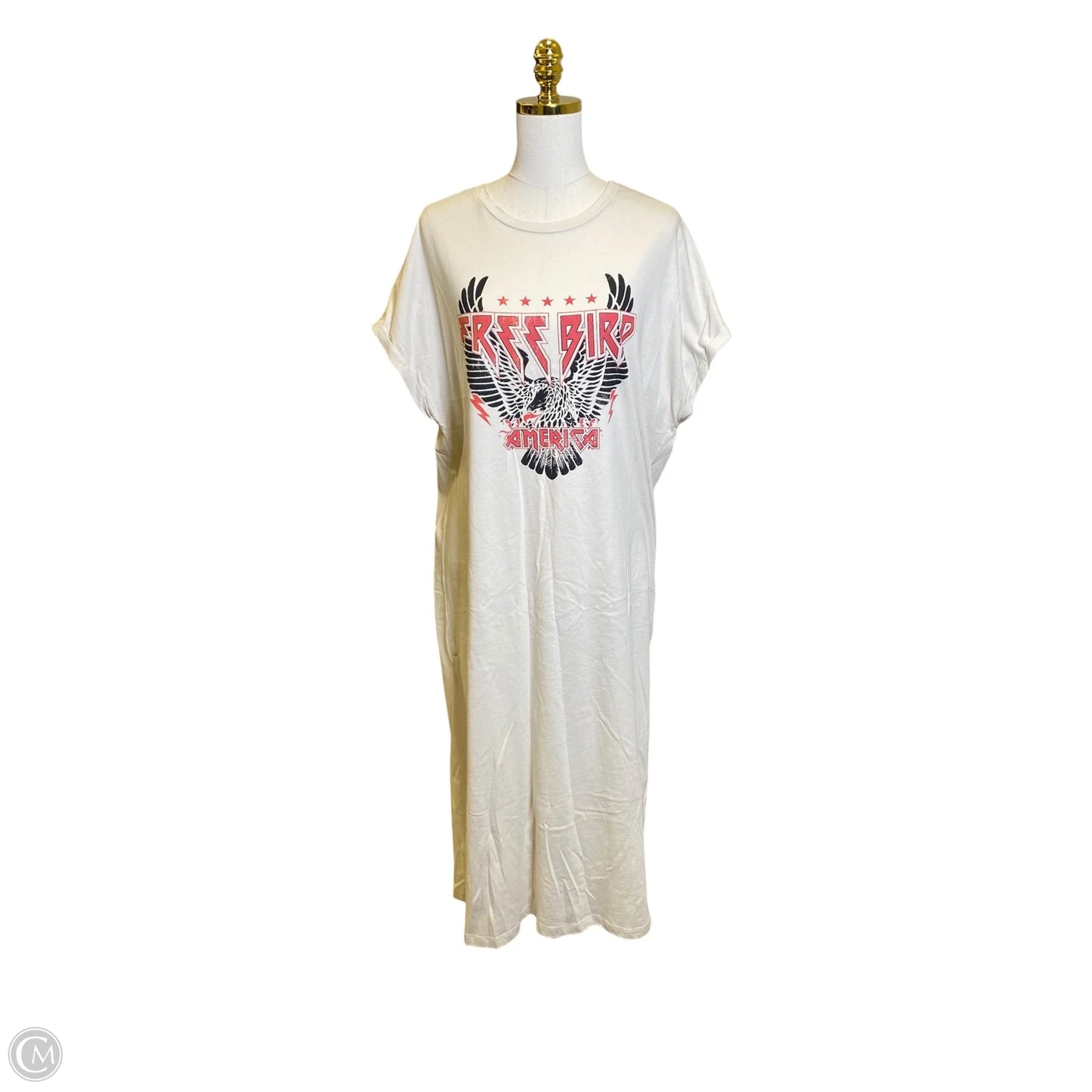 Dress Casual Maxi By Zutter In Red & Tan, Size: L