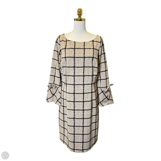 Dress Work By Jessica Howard In Black & Tan, Size: 18