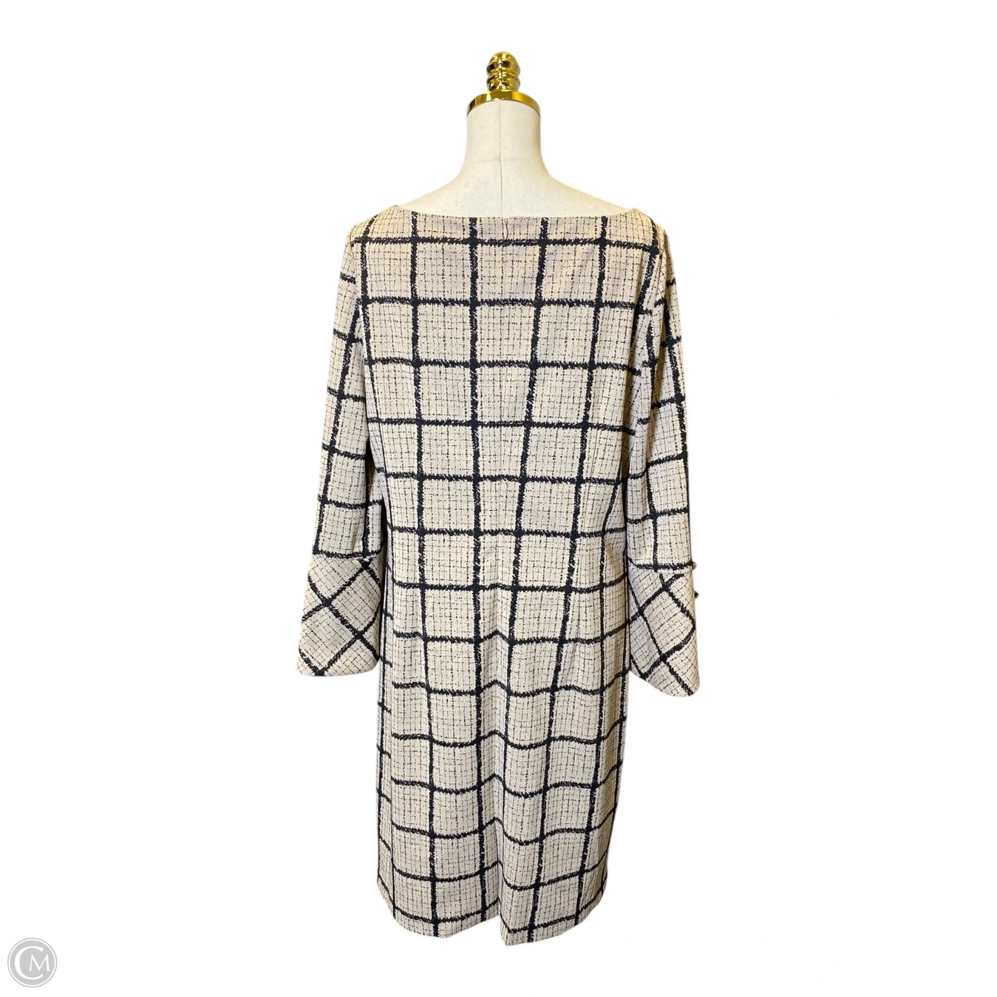 Dress Work By Jessica Howard In Black & Tan, Size: 18