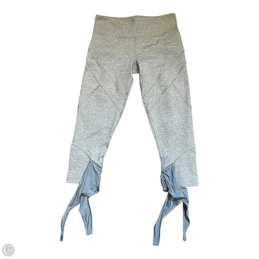 Athletic Capris By Lululemon In Grey, Size: 6