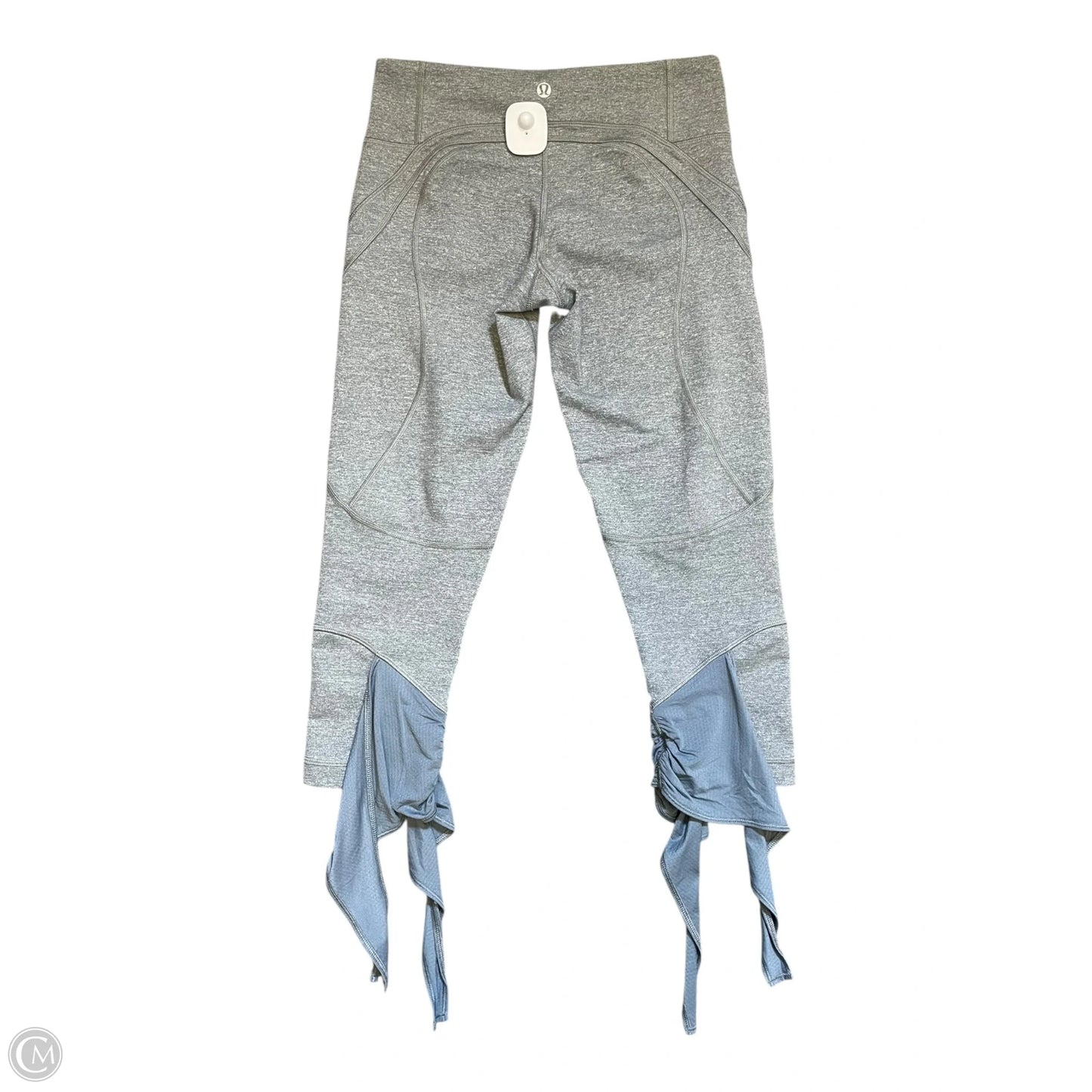 Athletic Capris By Lululemon In Grey, Size: 6