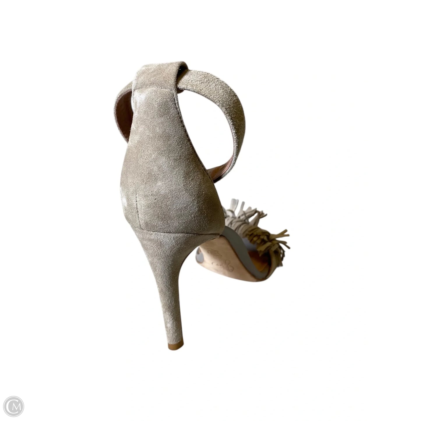 Sandals Heels Stiletto By Joie In Grey, Size: 7.5