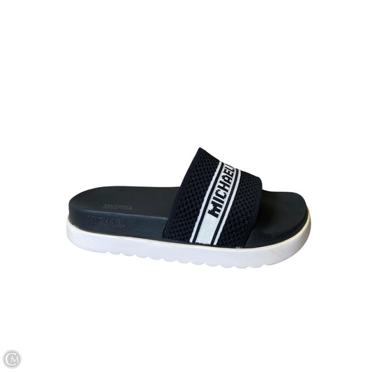 Sandals Designer By Michael Kors In Black, Size: 8