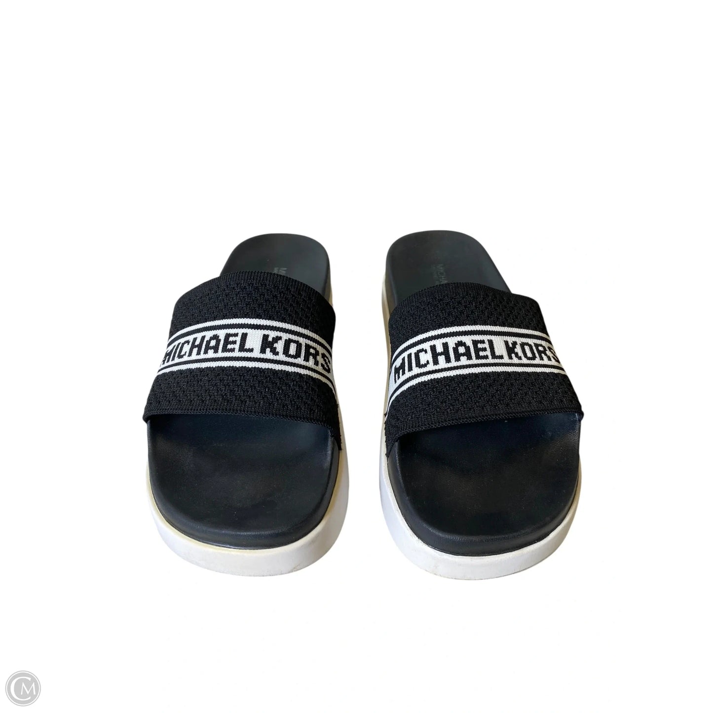 Sandals Designer By Michael Kors In Black, Size: 8