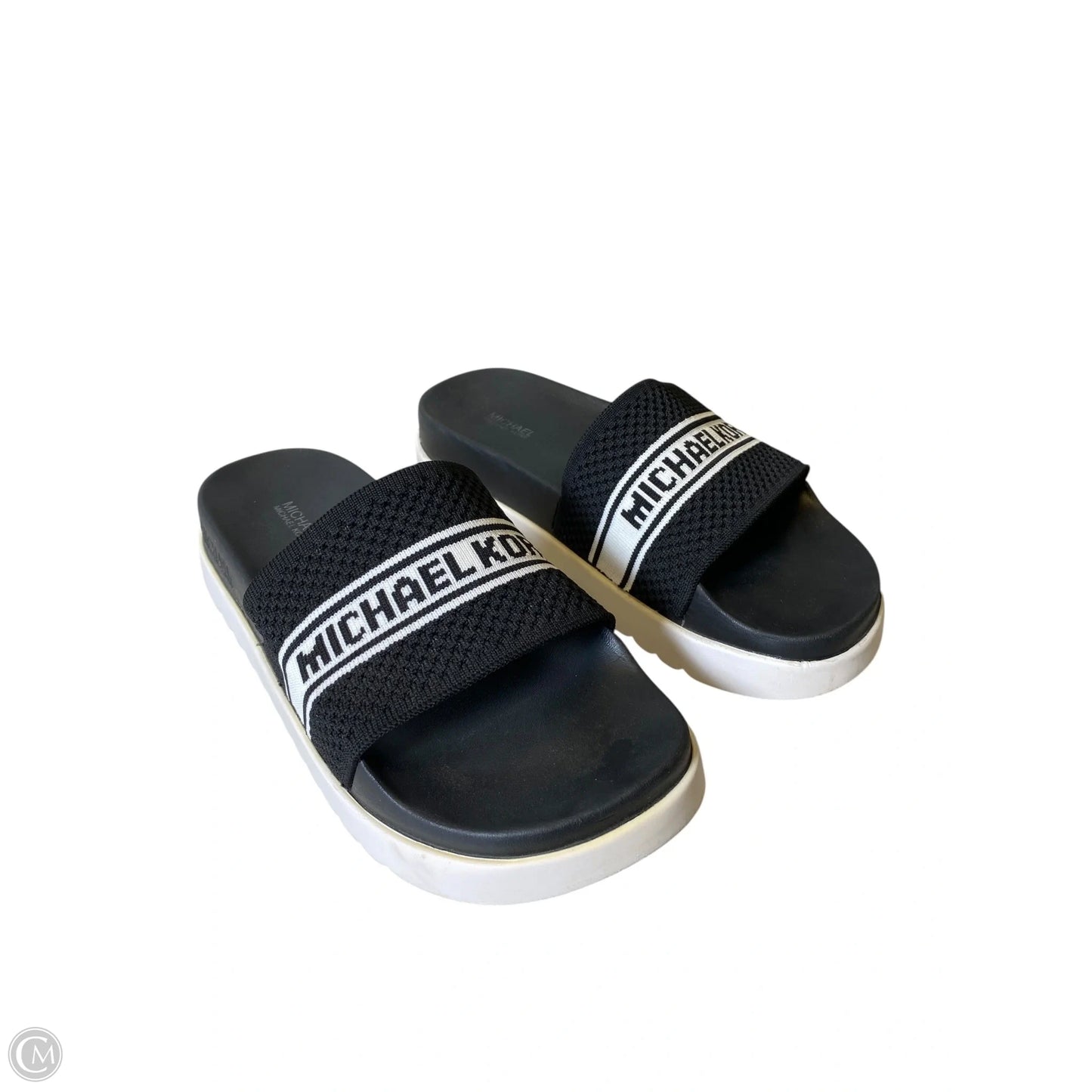 Sandals Designer By Michael Kors In Black, Size: 8