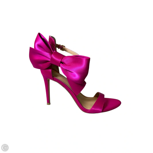Sandals Heels Stiletto By Express In Pink, Size: 8