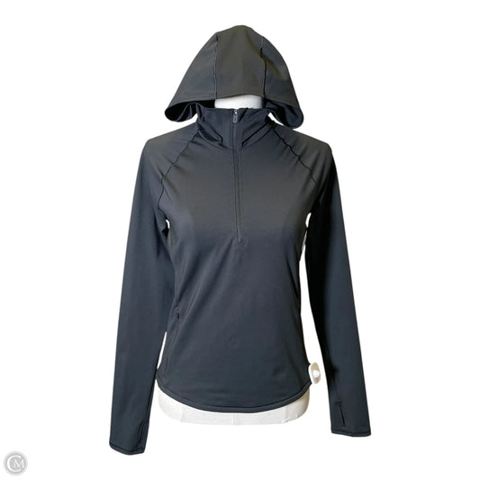 Athletic Top Long Sleeve Hoodie By Victorias Secret In Black, Size: M