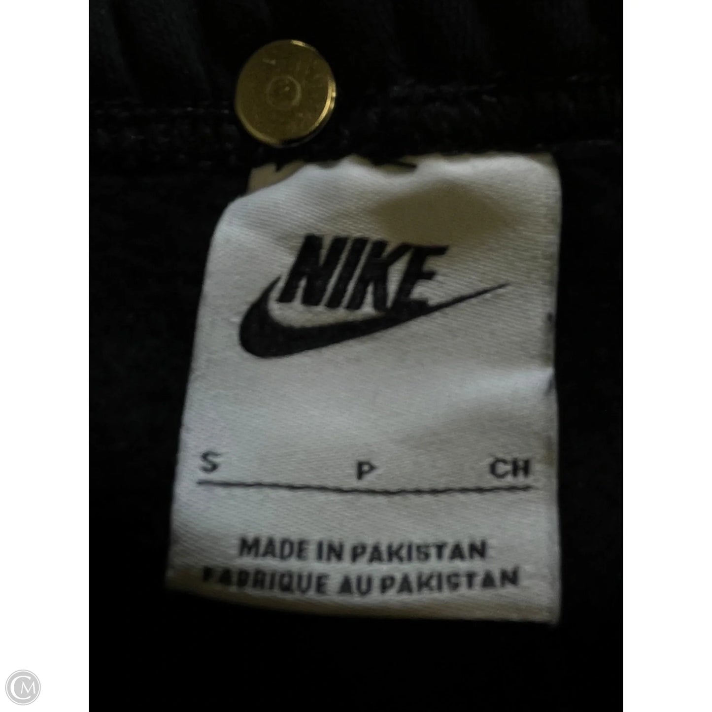 Athletic Pants By Nike In Black, Size: S