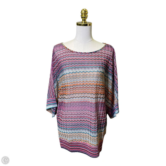 Top Short Sleeve By Trina By Trina Turk In Multi-colored, Size: L