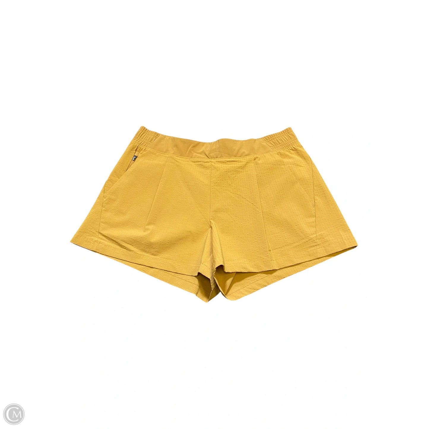 Athletic Shorts By Athleta In Yellow, Size: 14