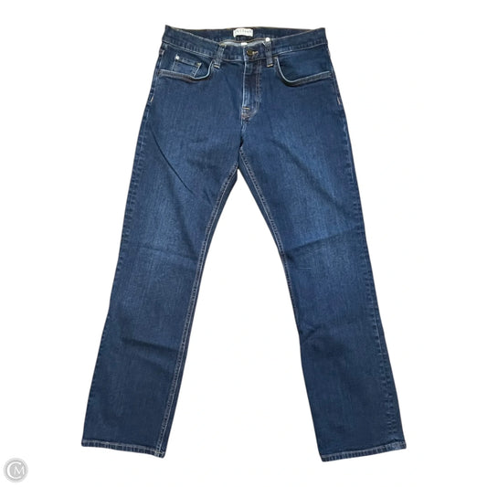 Jeans Straight By Clothes Mentor In Blue Denim, Size: 14
