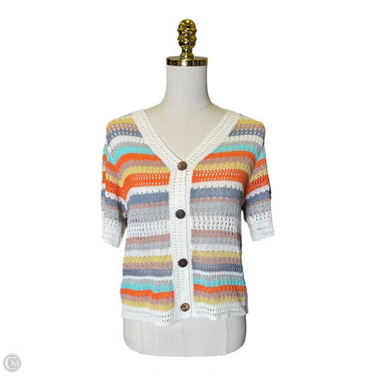 Top Short Sleeve By Adora In Multi-colored, Size: M
