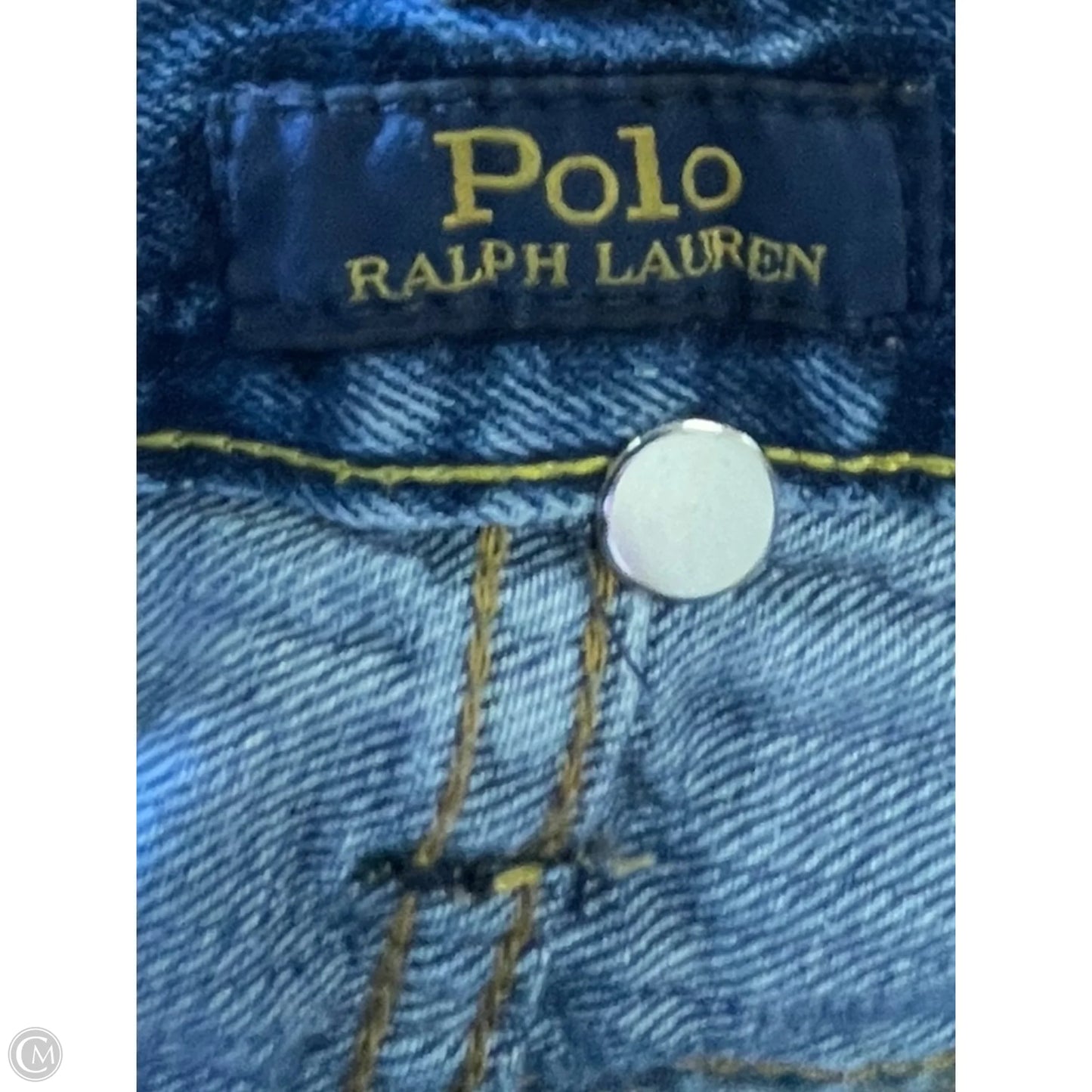 Jeans Straight By Polo Ralph Lauren In Blue Denim, Size: 14