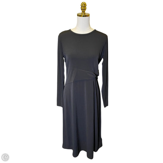 Dress Casual Midi By Michael By Michael Kors In Black, Size: L