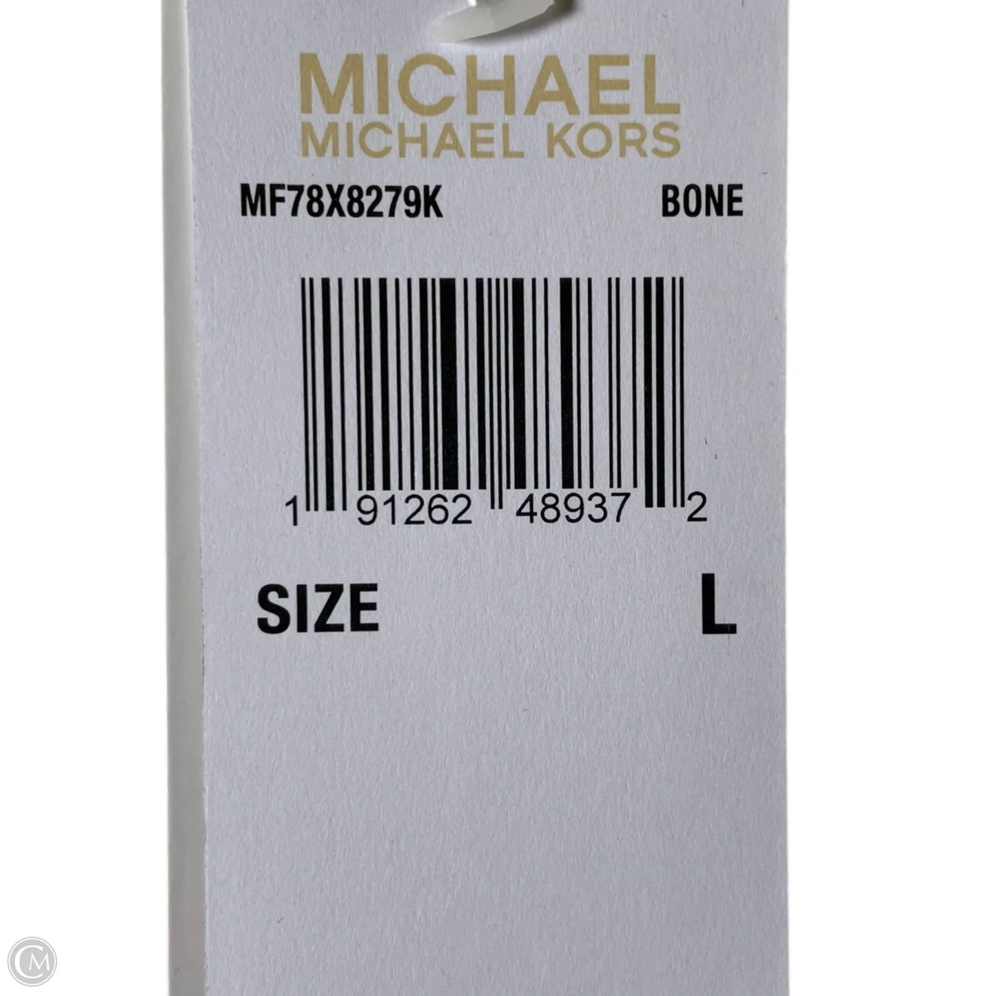 Dress Casual Short By Michael By Michael Kors In Cream, Size: L