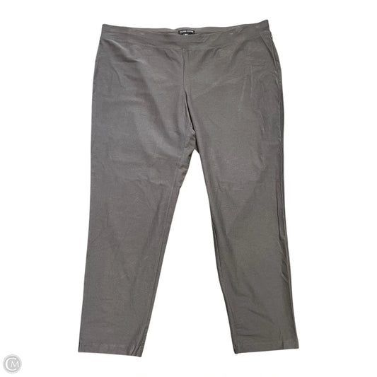 Pants Cropped By Eileen Fisher In Taupe, Size: Xl