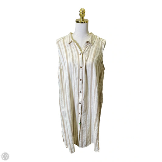 Kimono By Anthropologie In Beige, Size: Xl