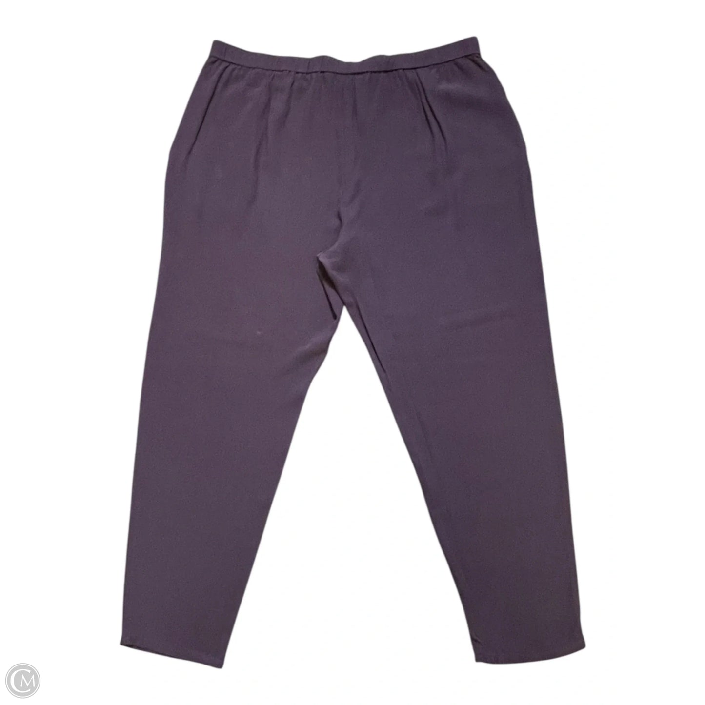 Pants Lounge By Eileen Fisher In Maroon, Size: L