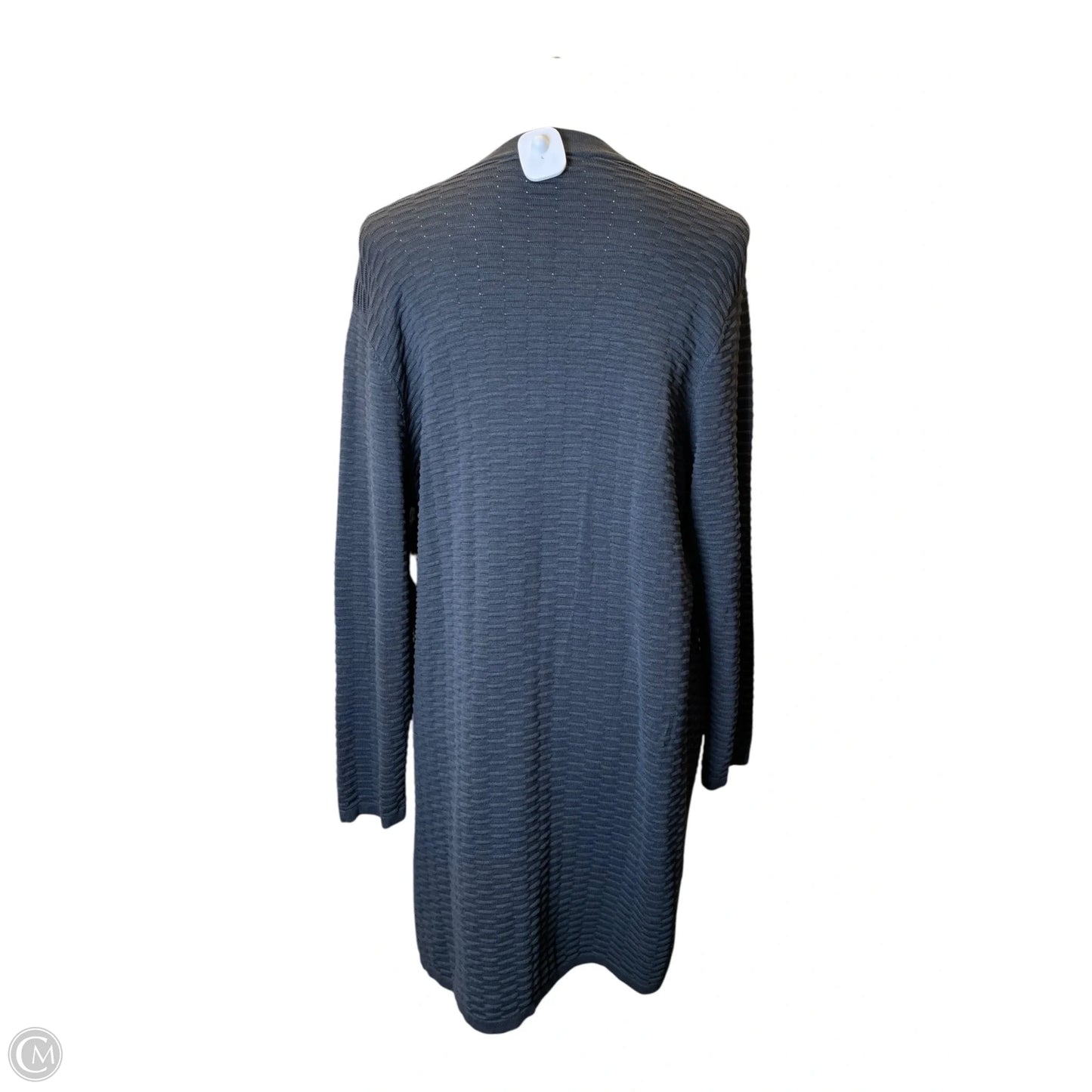 Sweater Cardigan By Eileen Fisher In Grey, Size: Xl