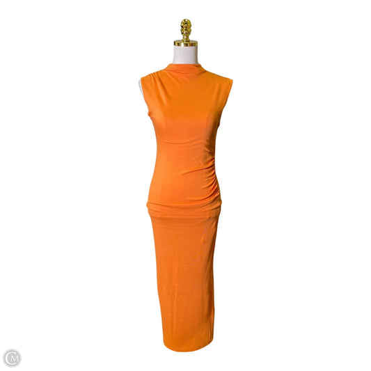 Dress Party Long By Mng In Orange, Size: 4