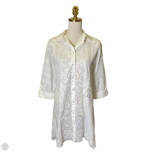 Dress Casual Short By Zara In White, Size: M