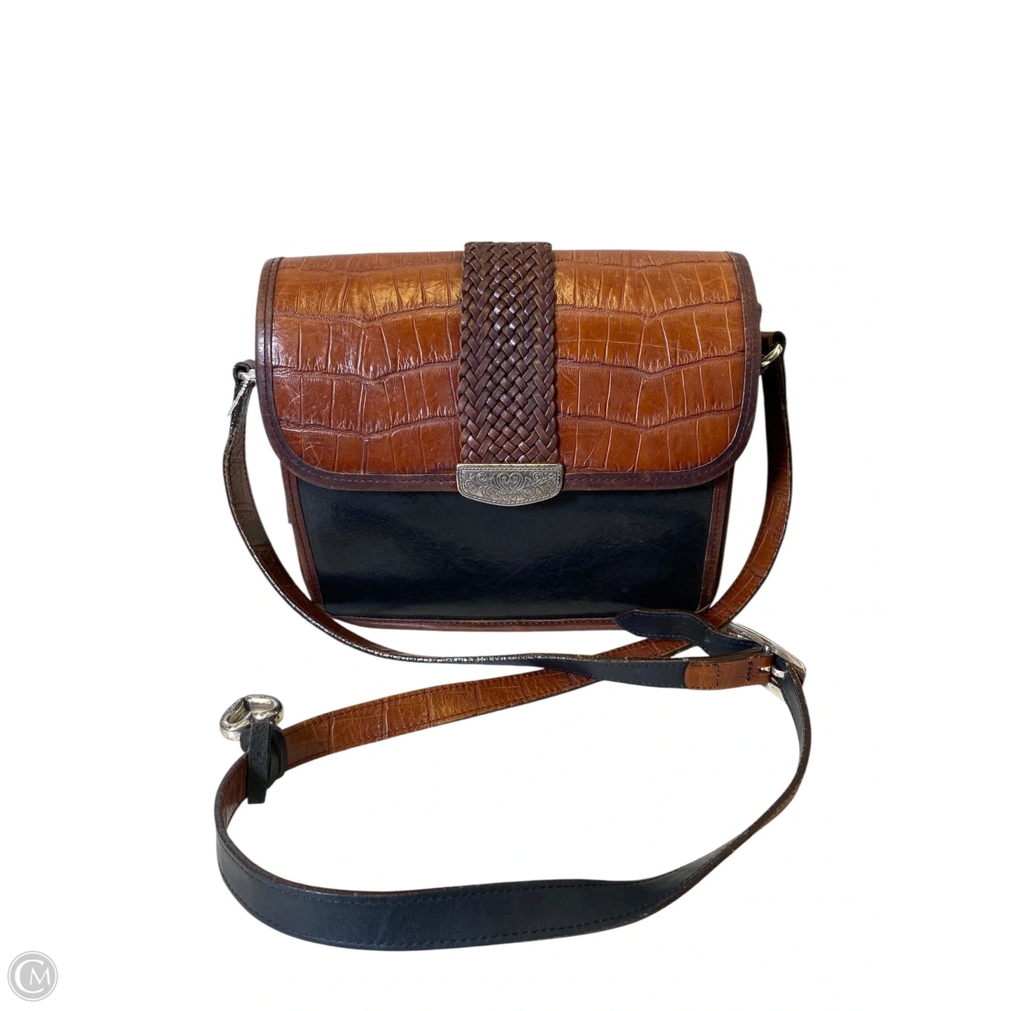 Crossbody Leather By Brighton, Size: Medium