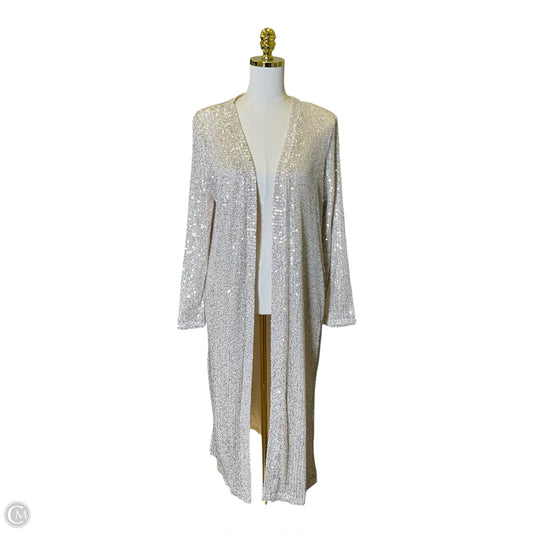 Cardigan By Clothes Mentor In Gold, Size: M