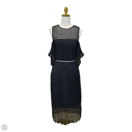 Dress Casual Midi By Cynthia Rowley In Black, Size: 8