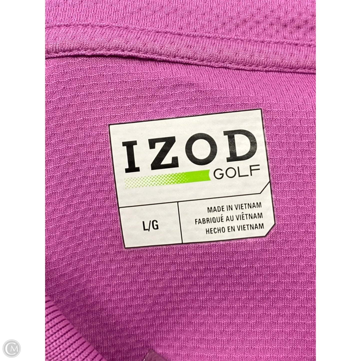 Tank Top By Izod In Purple & White, Size: L