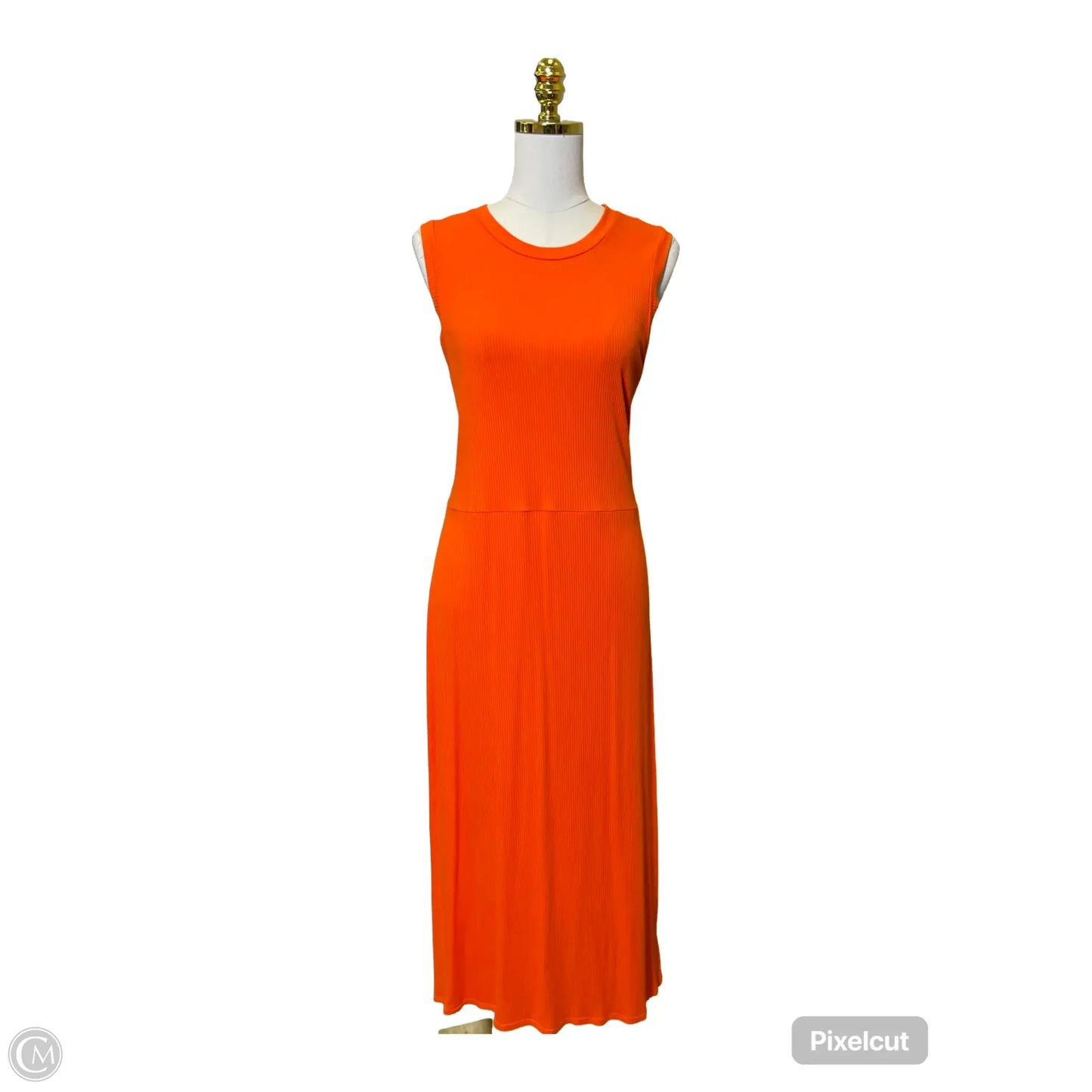 Dress Casual Maxi By Future Collective In Orange, Size: Xl