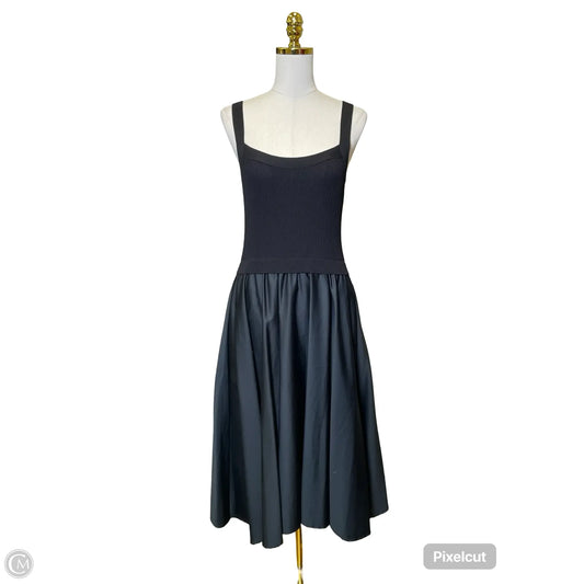 Dress Casual Midi By Calvin Klein In Black, Size: M