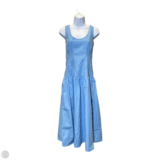 Dress Casual Midi By Banana Republic In Blue, Size: 0