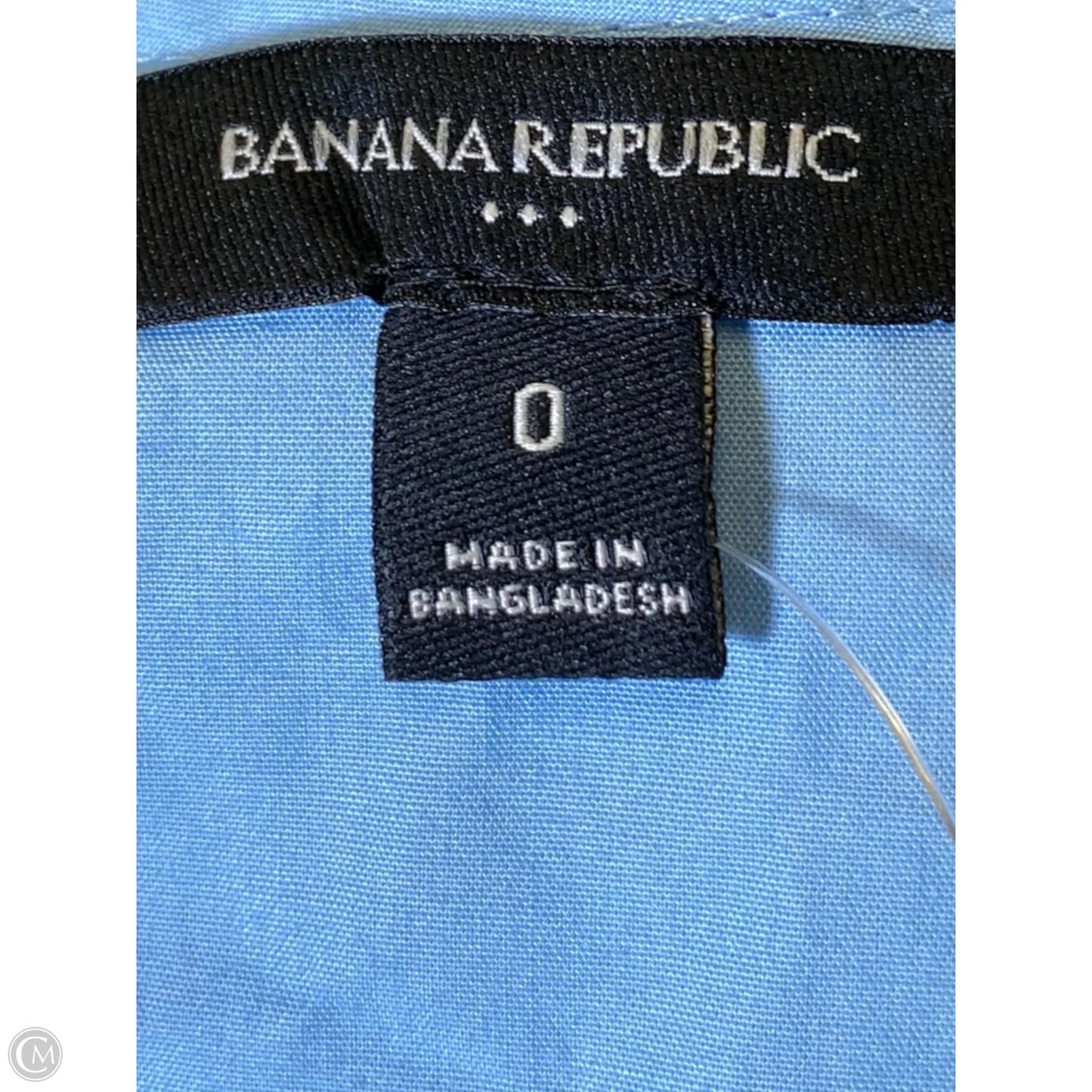 Dress Casual Midi By Banana Republic In Blue, Size: 0