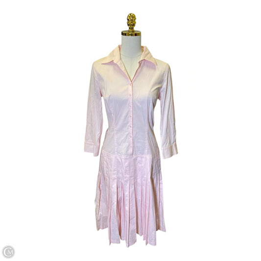 Dress Casual Midi By Tahari In Pink, Size: 6