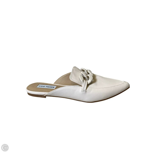 Shoes Flats By Steve Madden In Cream, Size: 9.5