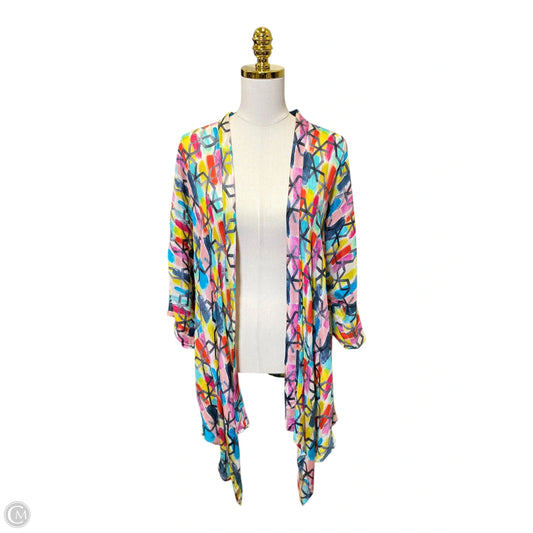 Cardigan By Clothes Mentor In Multi-colored, Size: L