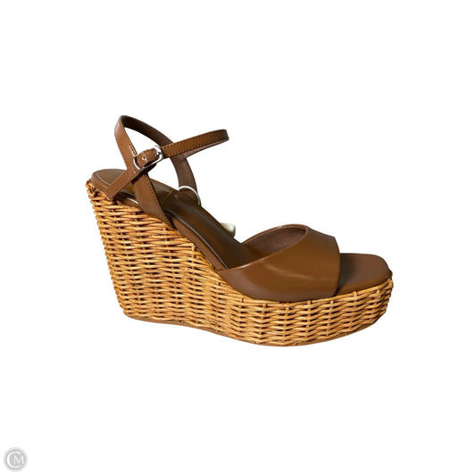 Sandals Heels Wedge By Jeffrey Campbell In Brown, Size: 8
