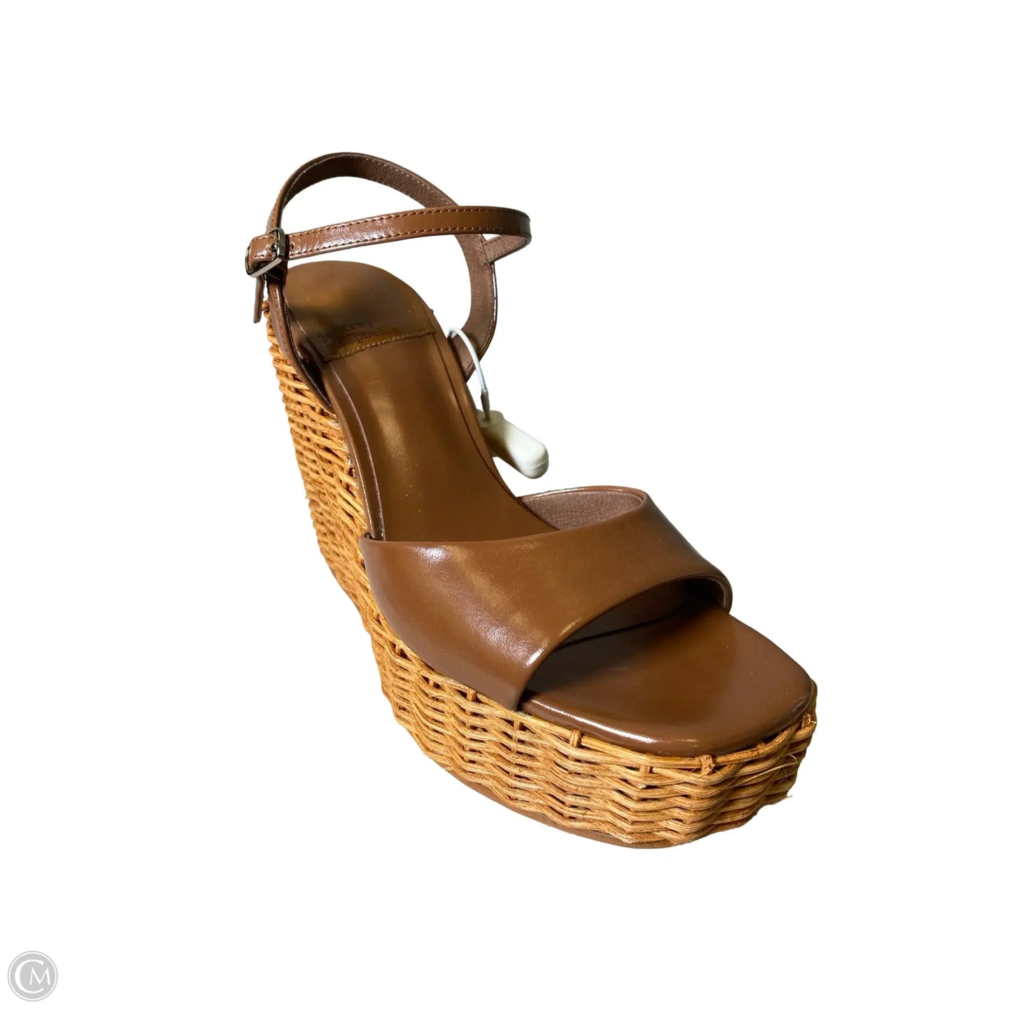 Sandals Heels Wedge By Jeffrey Campbell In Brown, Size: 8