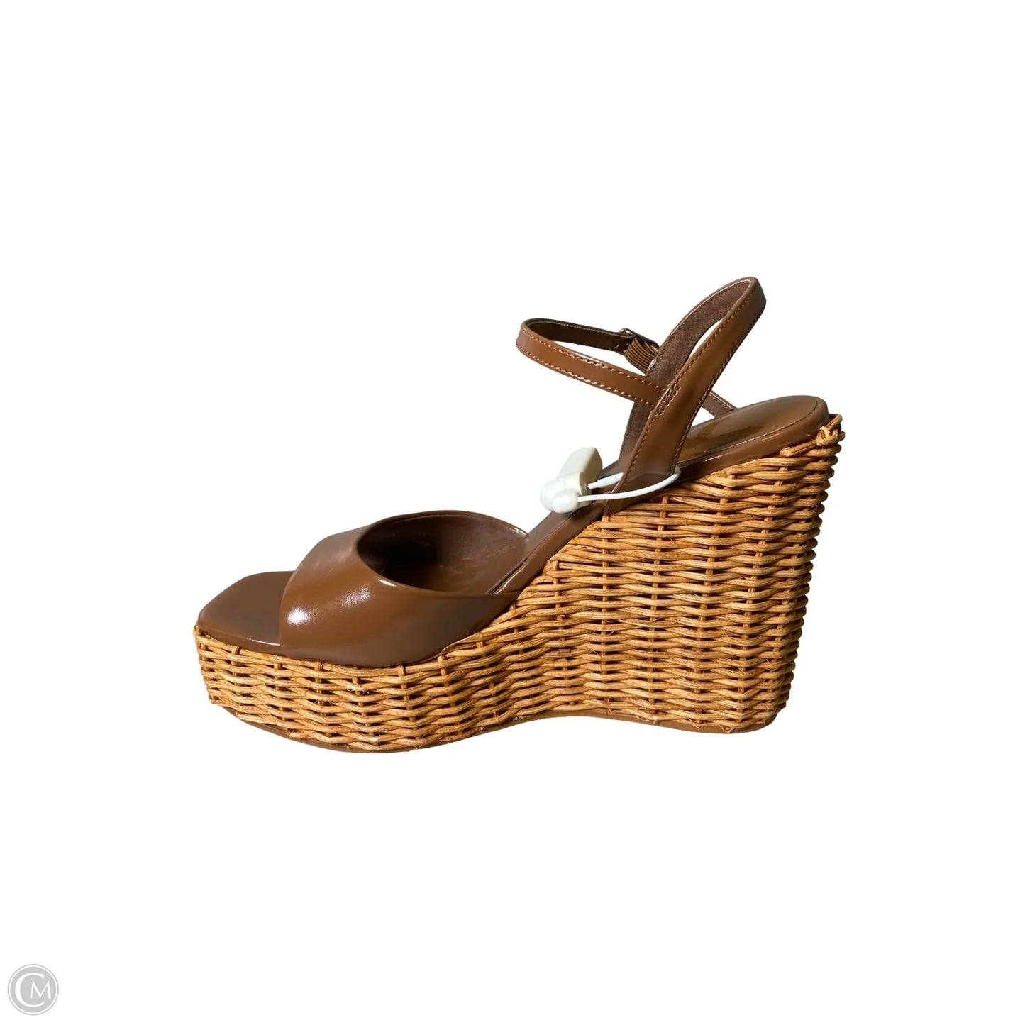 Sandals Heels Wedge By Jeffrey Campbell In Brown, Size: 8