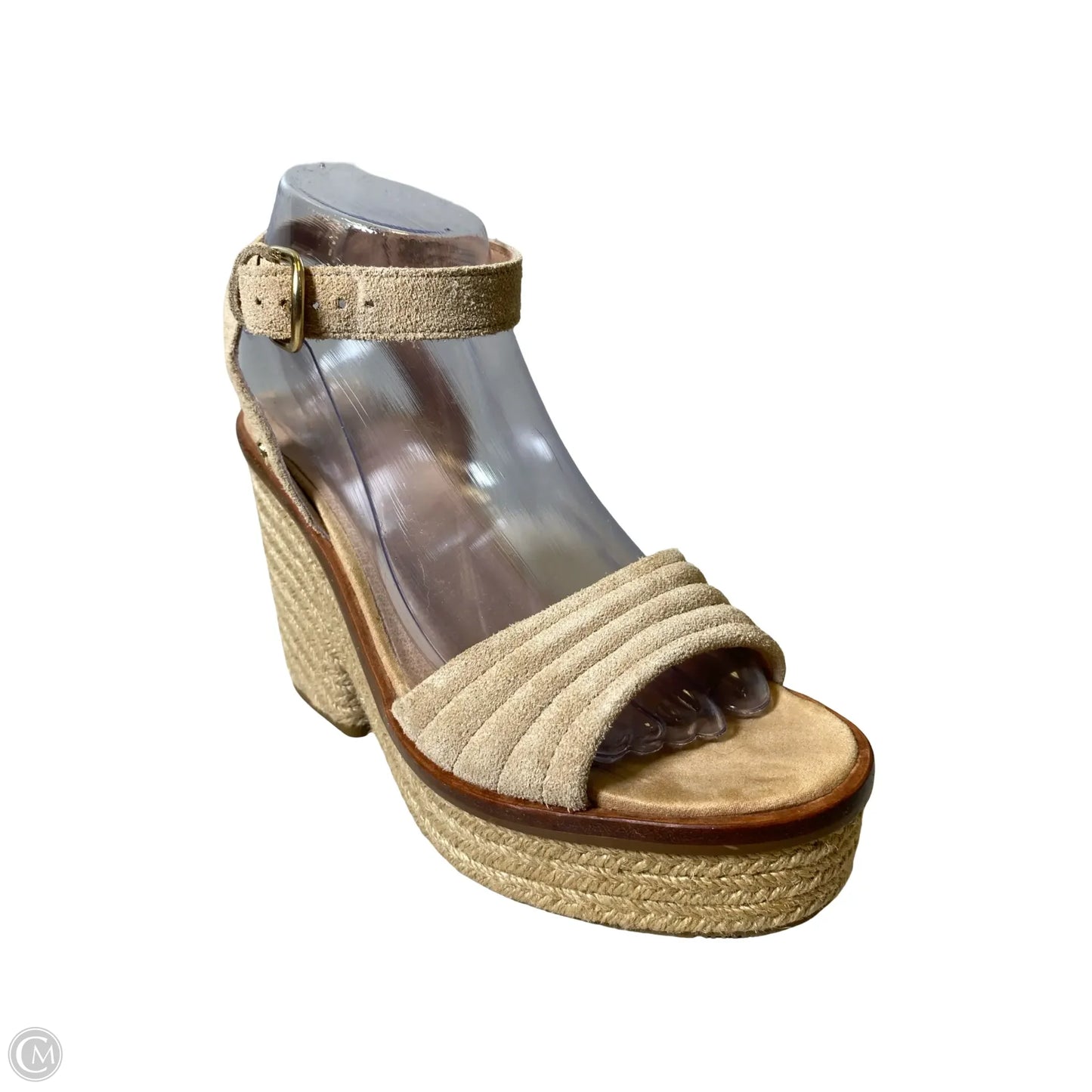 Sandals Designer By Ugg In Beige, Size: 8