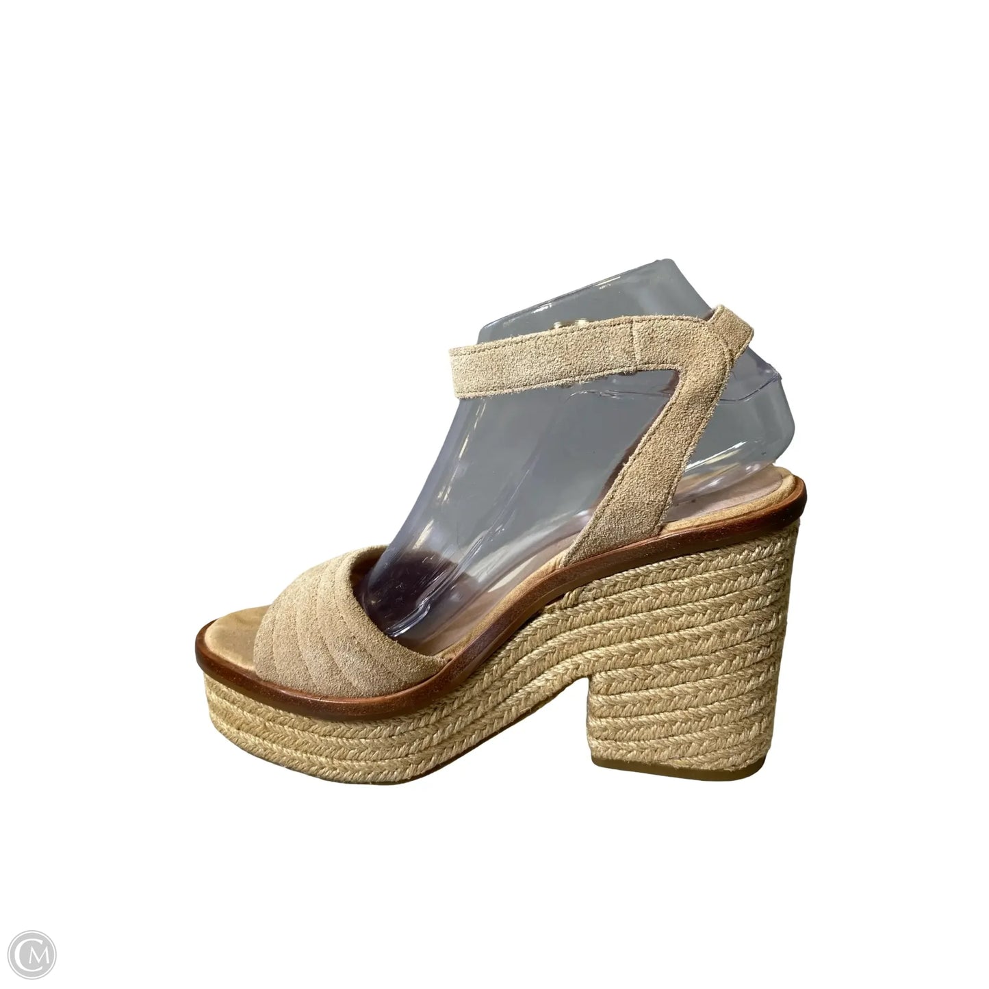 Sandals Designer By Ugg In Beige, Size: 8