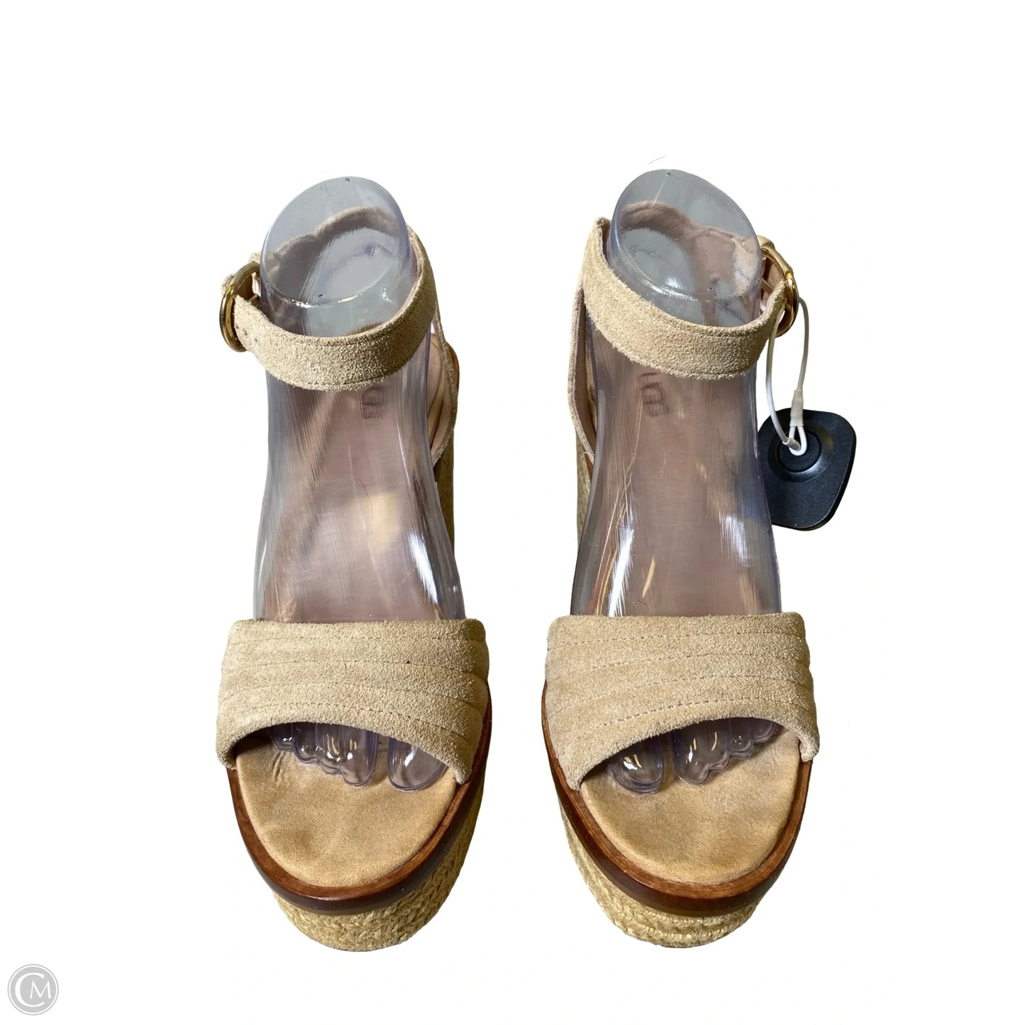 Sandals Designer By Ugg In Beige, Size: 8