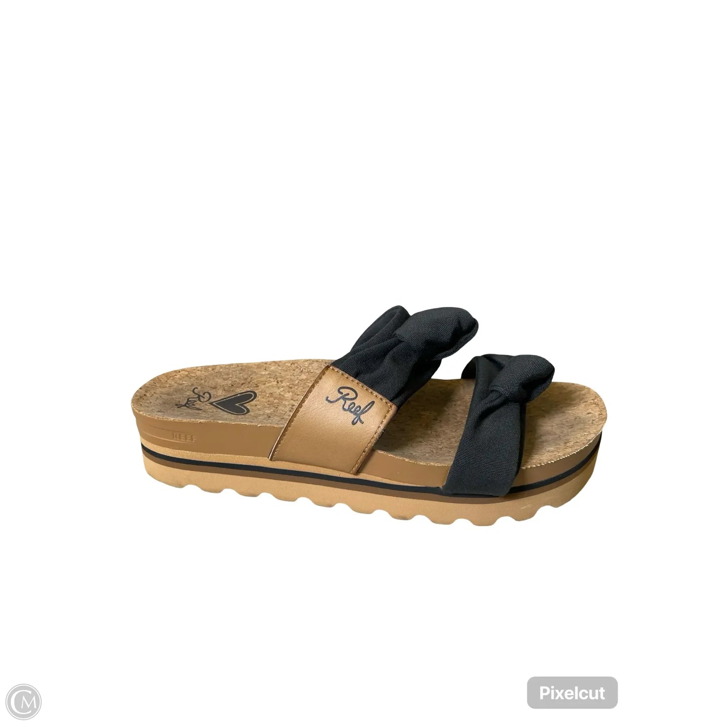 Sandals Flats By Reef In Black, Size: 9