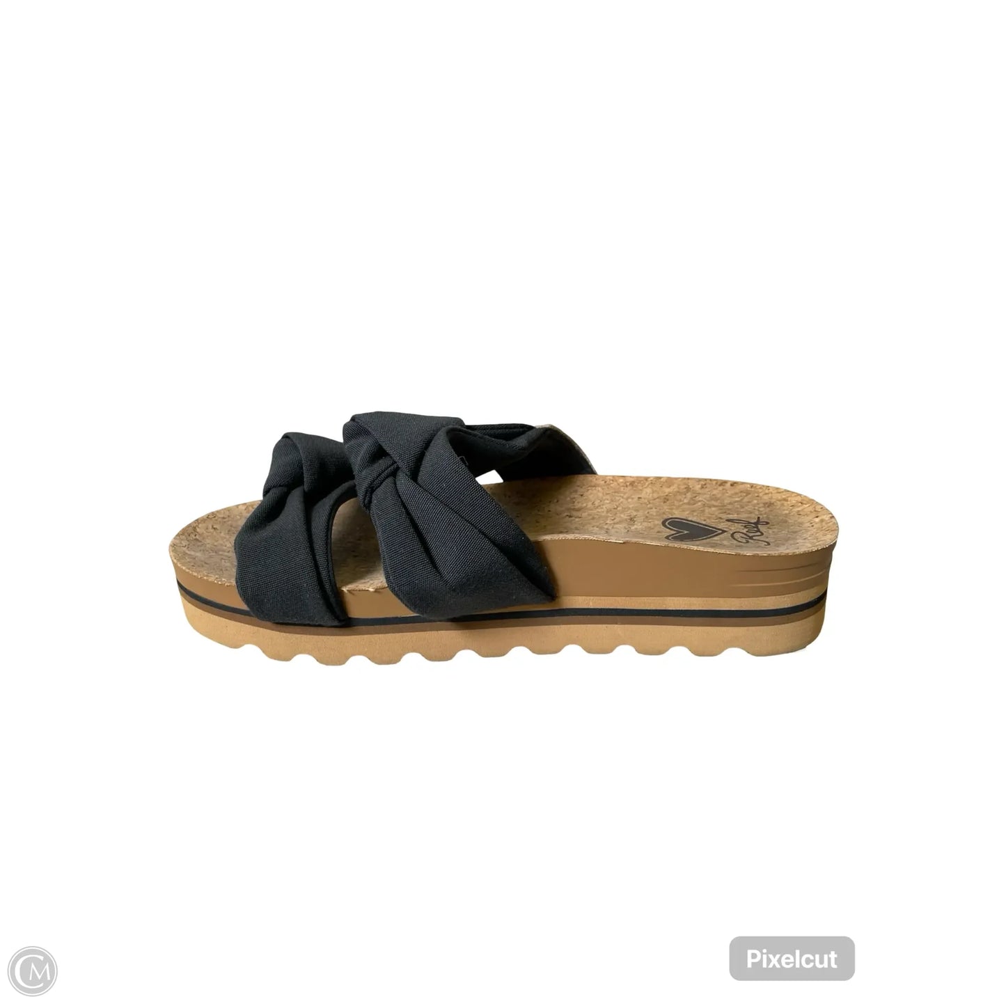 Sandals Flats By Reef In Black, Size: 9