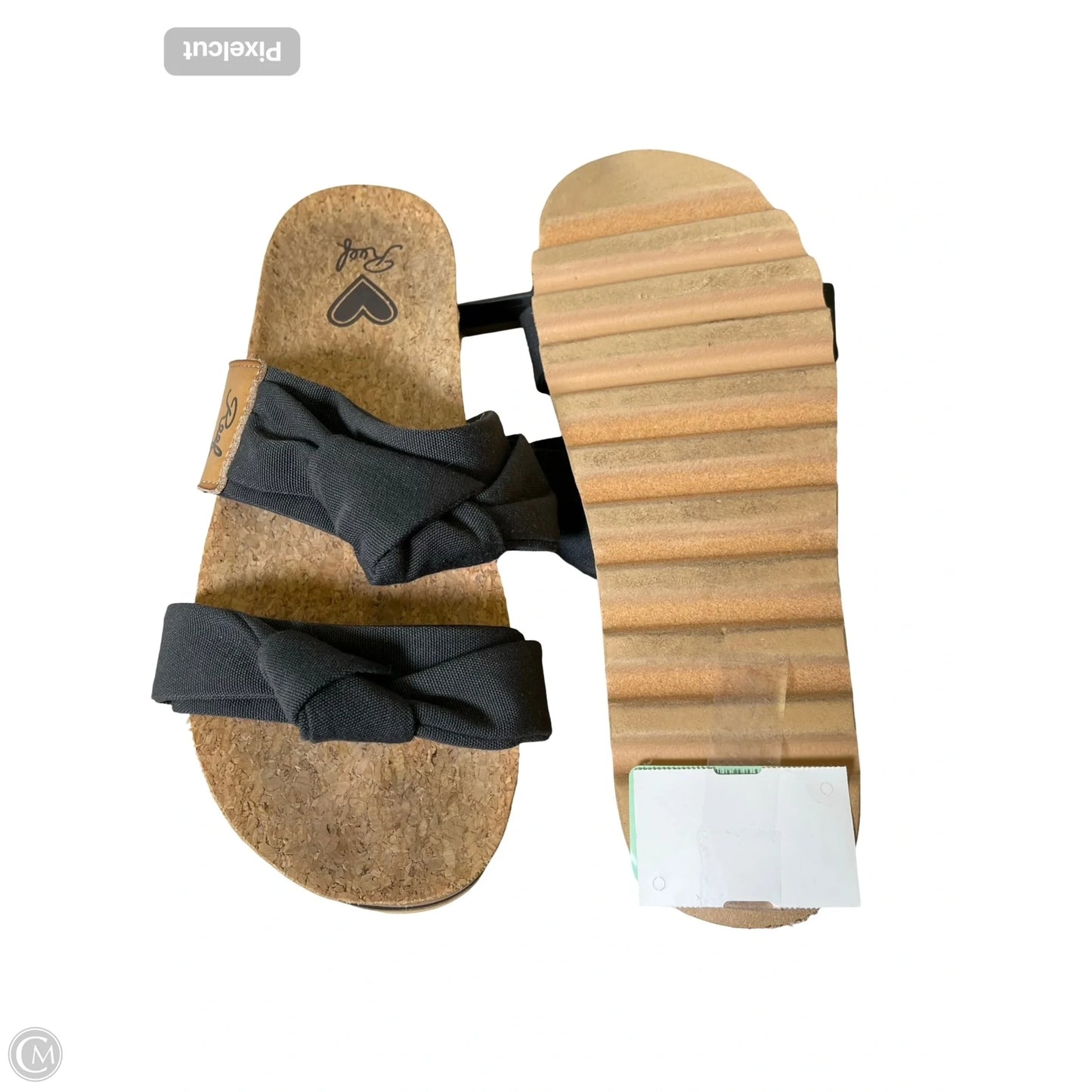 Sandals Flats By Reef In Black, Size: 9