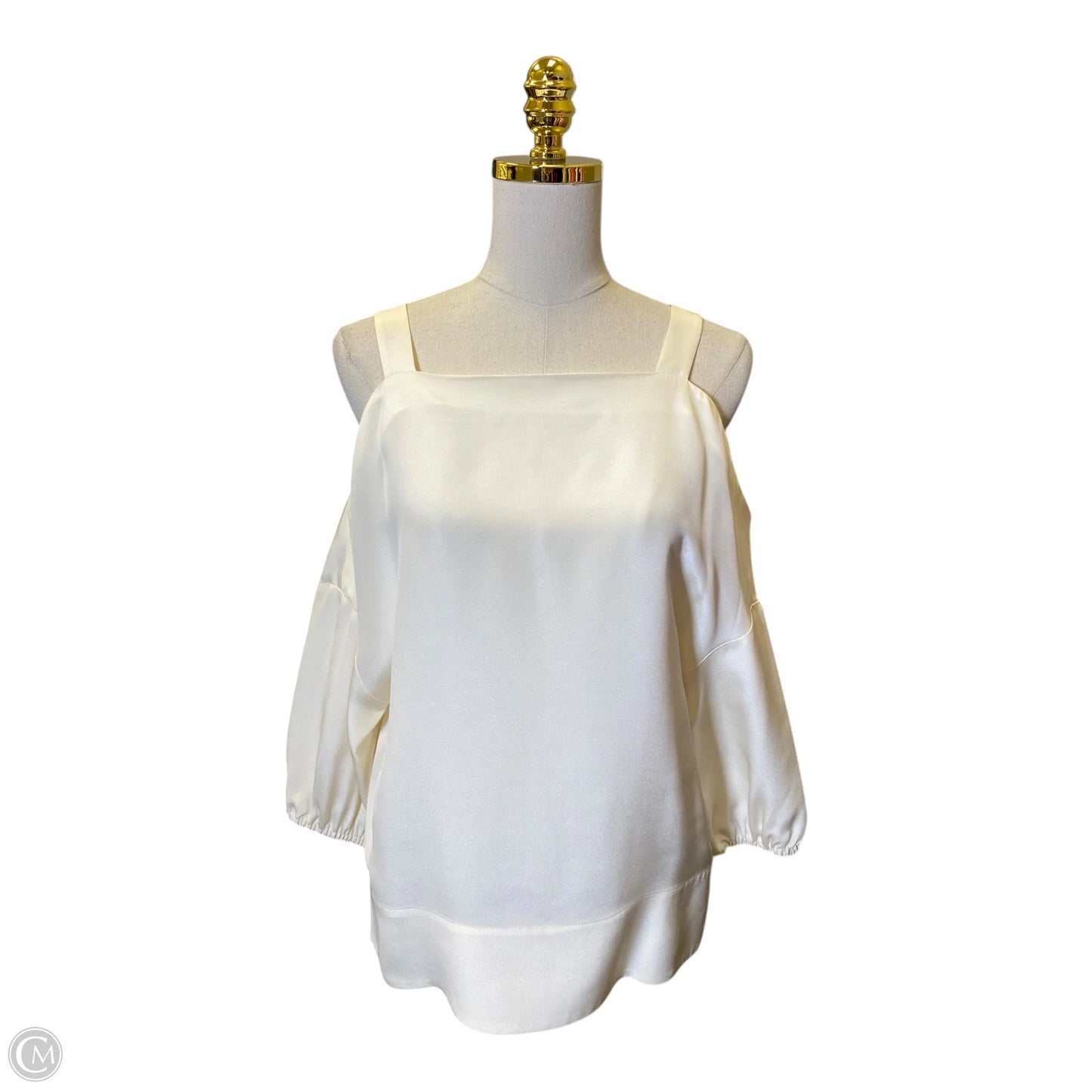 Top 3/4 Sleeve By Tibi In Cream, Size: S