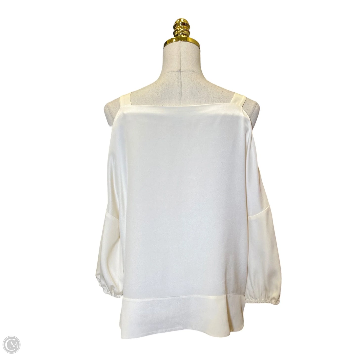 Top 3/4 Sleeve By Tibi In Cream, Size: S
