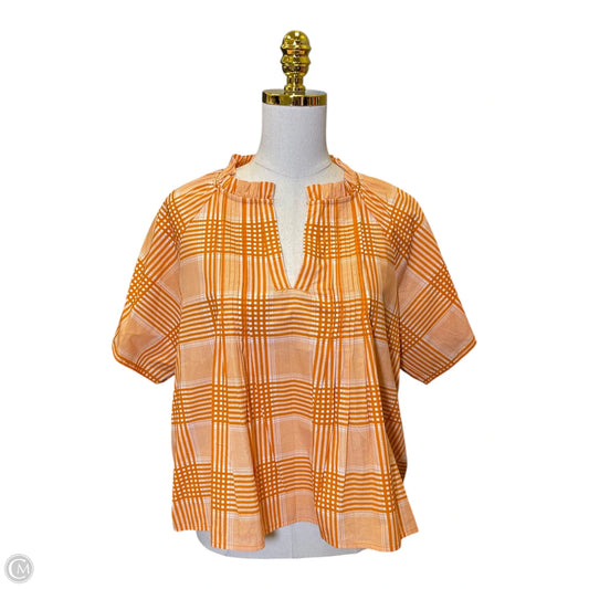 Top Short Sleeve By Clothes Mentor In Orange, Size: M